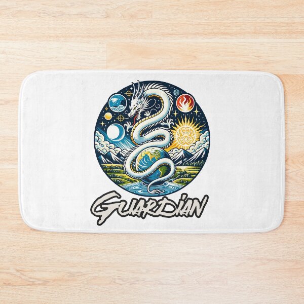 Item preview, Protective Dragon: An Ancestral Guardian Coiled on the Earth designed and sold by 0penvimark.