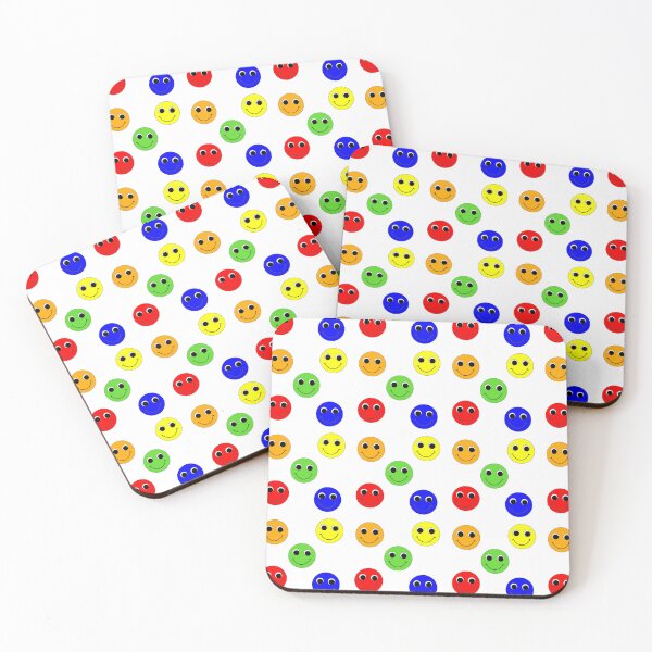 Item preview, colorful smiley faces designed and sold by Toom289.