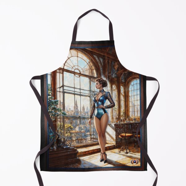 Item preview, An Elegant Woman In A Sunlit Urban Loft Overlooking The City Captivating AI Concept Art by Xzendor7 designed and sold by Xzendor7 Digital Art Creations.