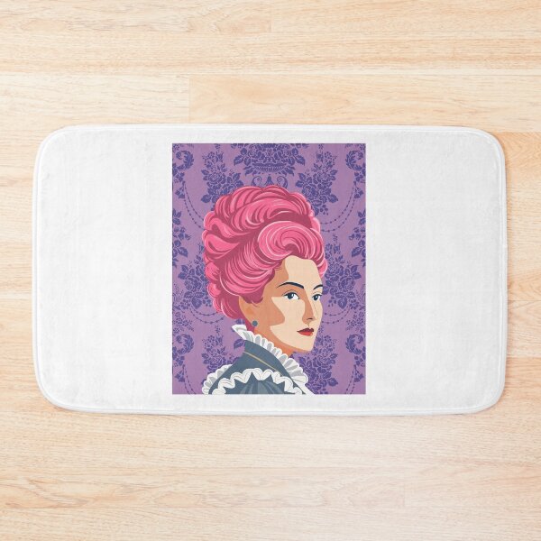 Item preview, Regal Lady with Pink Hair on Ornate Background designed and sold by MrsKravchenko.
