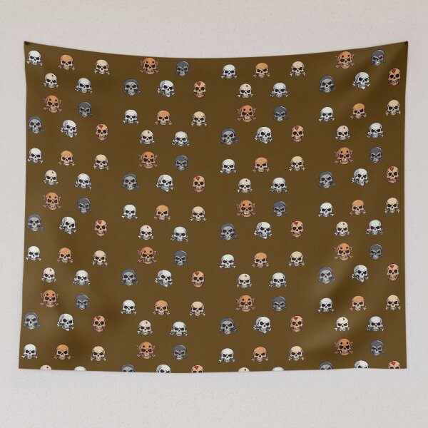 Item preview, Angry Skull and Bones designed and sold by NerdscapeDC.
