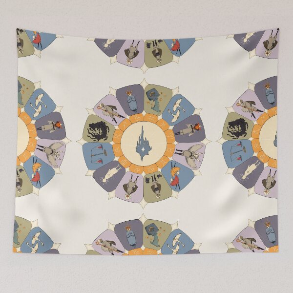 Item preview, Sky: Children of the Light zodiac wheel designed and sold by PineConesShop.