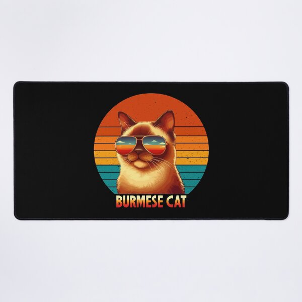 Item preview, Burmese Cat Sunglasses Sunset designed and sold by printmala.