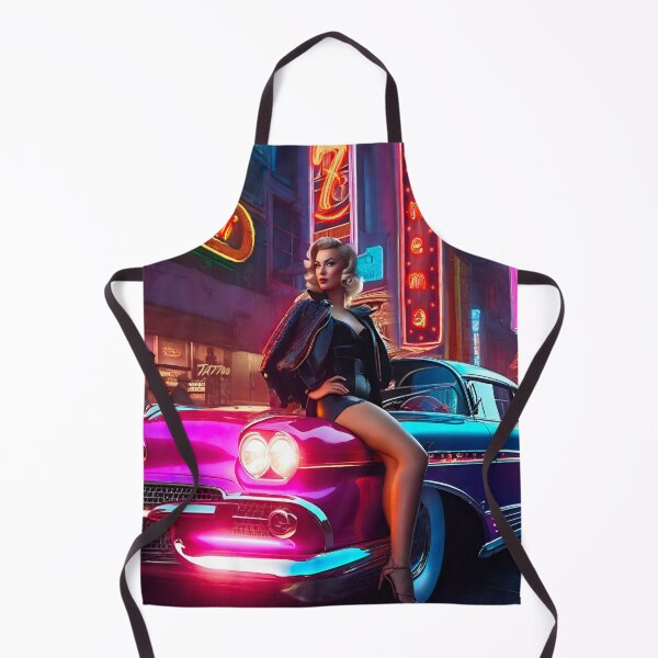 Item preview, Classic Neon Pinup Girl designed and sold by MatrixTattoo.
