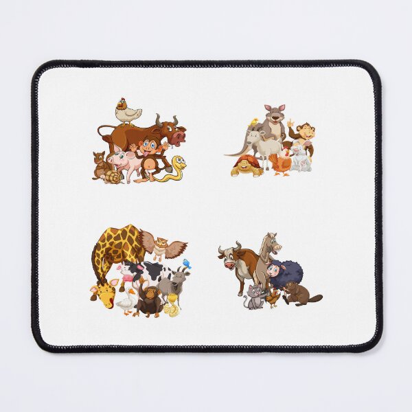 Item preview, Group of cute and adorable wild animals designed and sold by huape.