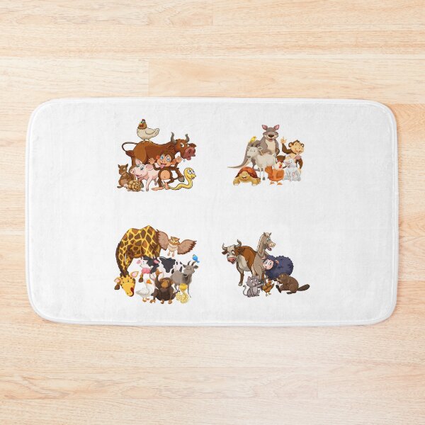Item preview, Group of cute and adorable wild animals designed and sold by huape.