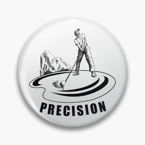 Item preview, "Focused Golfer's Precision Stance" designed and sold by RhonDesign.