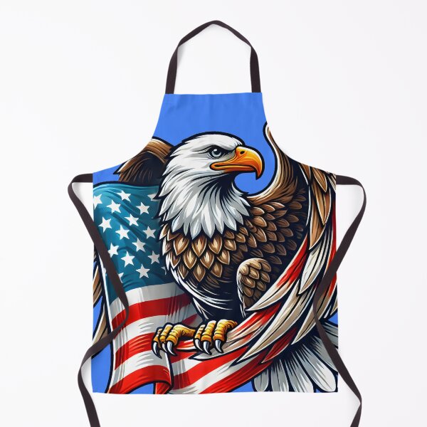 Item preview, Majestic Bald Eagle with American Flag Wings designed and sold by SHADOWNB69.
