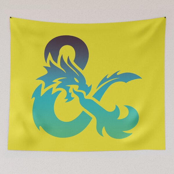 Item preview, Purple Teal Green Dungeons and Dragons Logo designed and sold by SterkalaPress.
