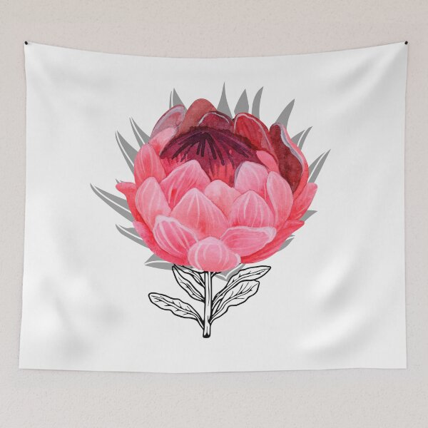 Item preview, Protea pink flower lovers designed and sold by Yeyishop.