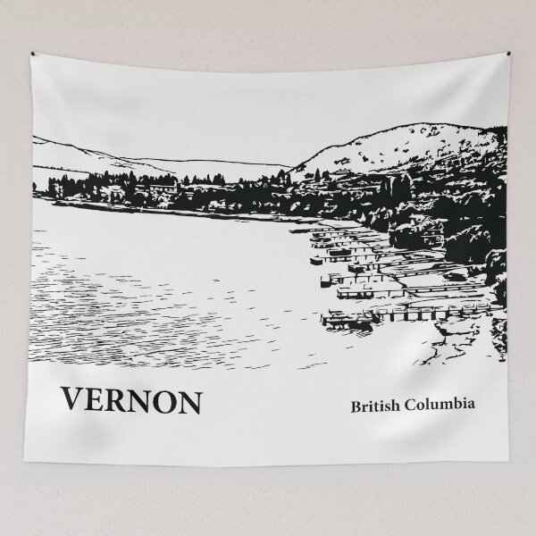 Item preview, Vernon British Columbia designed and sold by Lakeric Cityscapes.