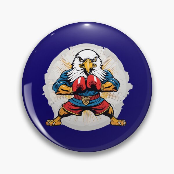 Item preview, Cartoon Eagle Muay Thai designed and sold by InwzaDesign.