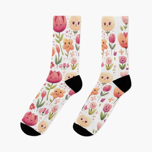 Item preview, Kawaii Flower Faces designed and sold by BanFahSai.