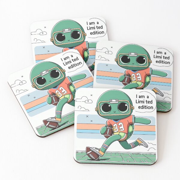 Item preview, I am a Limited Edition Green Turtle American Football Rugby Quote designed and sold by Nanthanon.