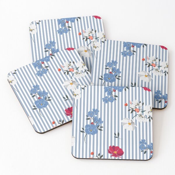 Item preview, Colour Palette | Striped Floral Elegance designed and sold by TheKangiri.