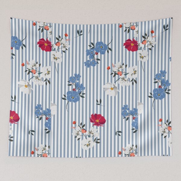 Item preview, Colour Palette | Striped Floral Elegance designed and sold by TheKangiri.