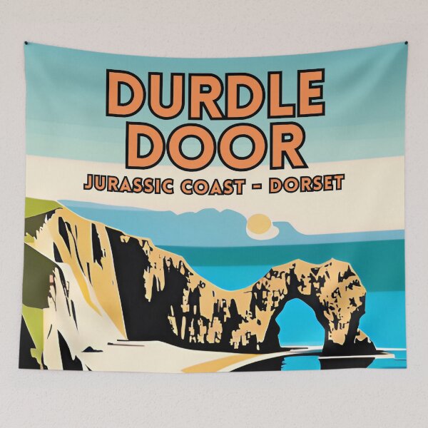 Item preview, Durdle Door On Jurassic Coast In Dorset Travel designed and sold by ZionPosteria.