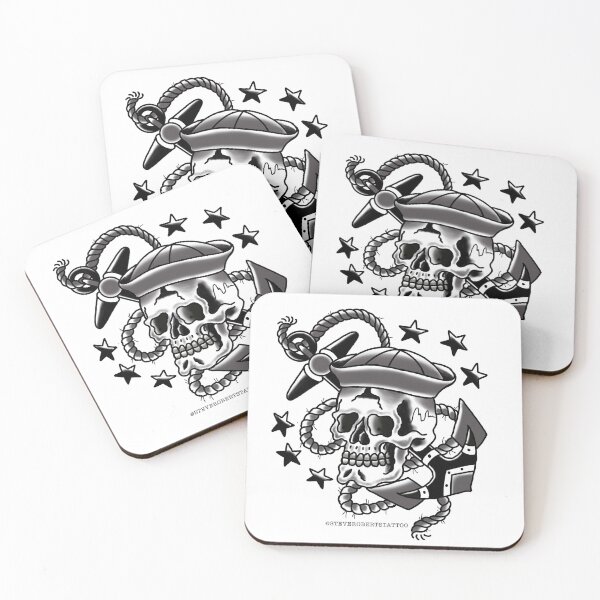 Item preview, Sailor skull and anchor  designed and sold by SteveTattoo.