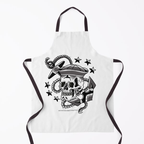 Item preview, Sailor skull and anchor designed and sold by SteveTattoo.