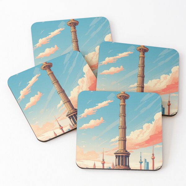 Item preview, Berlin Germany Skyline - Iconic Victory Column Illustration designed and sold by tarzbol.