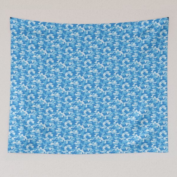 Item preview, Seamless Camouflage Blue #4 designed and sold by MadeInR.