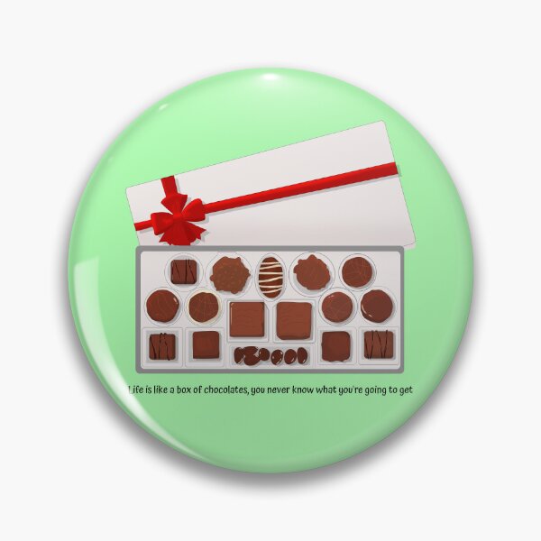 Item preview, Life is like a box of chocolates - Forrest Gump  Quote designed and sold by the little fennec.
