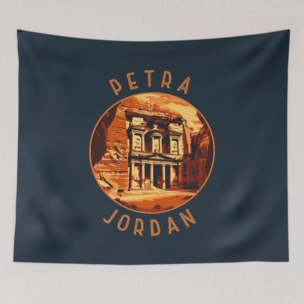Item preview, Petra Jordan Retro Distressed Circle designed and sold by KrisSidDesigns.