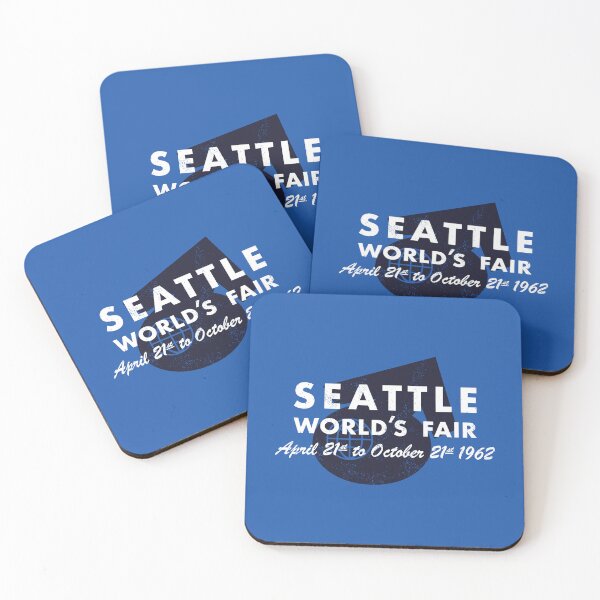 Item preview, 1962 Seattle World's Fair Dates with Background Icon designed and sold by deadmansupplyco.