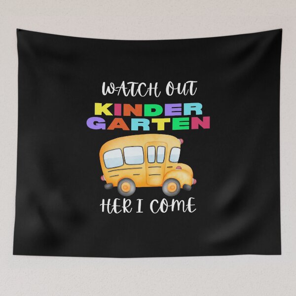 Item preview, Watch Out Kindergarten Here I Come Bus Back To School designed and sold by sumajouda.