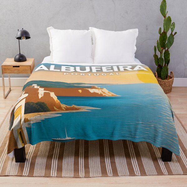 Item preview, Albufeira Portugal Minimal Travel designed and sold by ZionPosteria.