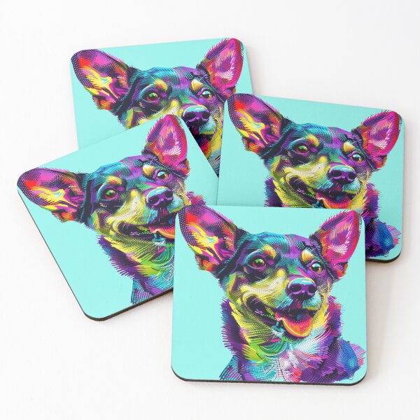 Item preview, A Friendly Dog Head III. designed and sold by FabulDeco2022.