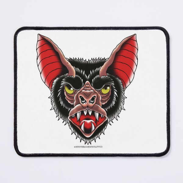 Item preview, Traditional bat head designed and sold by SteveTattoo.