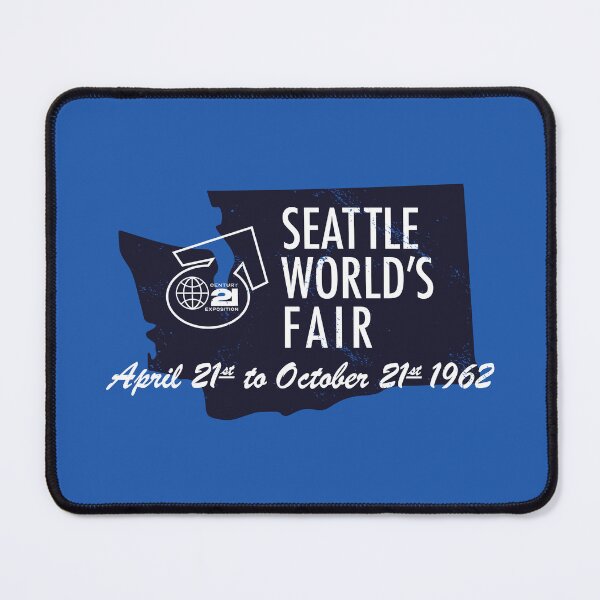 Item preview, 1962 Seattle World's Fair Dates with Washington Icon designed and sold by deadmansupplyco.
