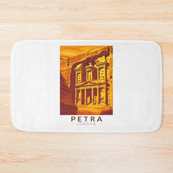 Item preview, Petra Jordan Sunset Travel Art Vintage designed and sold by KrisSidDesigns.