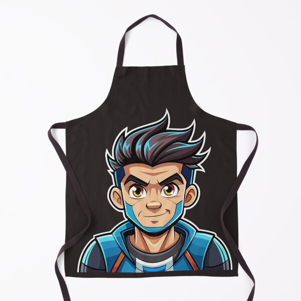 Item preview, Cool Dude with Golden Gaze: A Cartoon Man Exuding Confidence designed and sold by JRPicArt1.