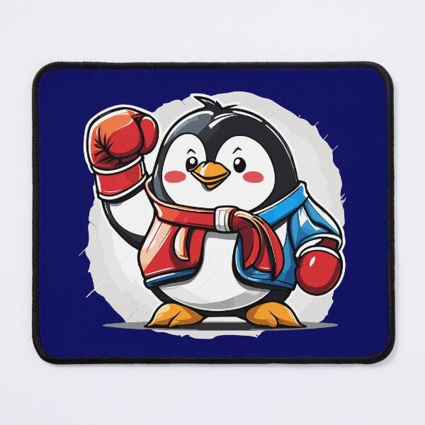 Item preview, Muay Thai Penguin Cartoon designed and sold by InwzaDesign.