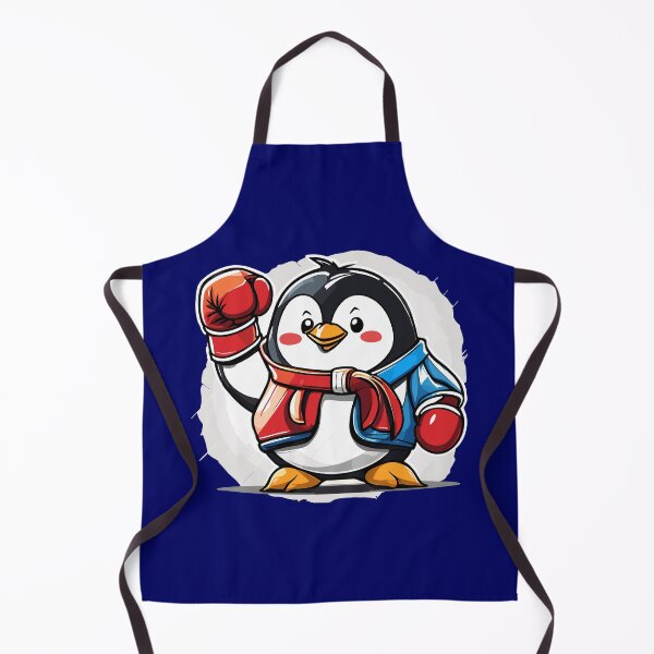 Item preview, Muay Thai Penguin Cartoon designed and sold by InwzaDesign.