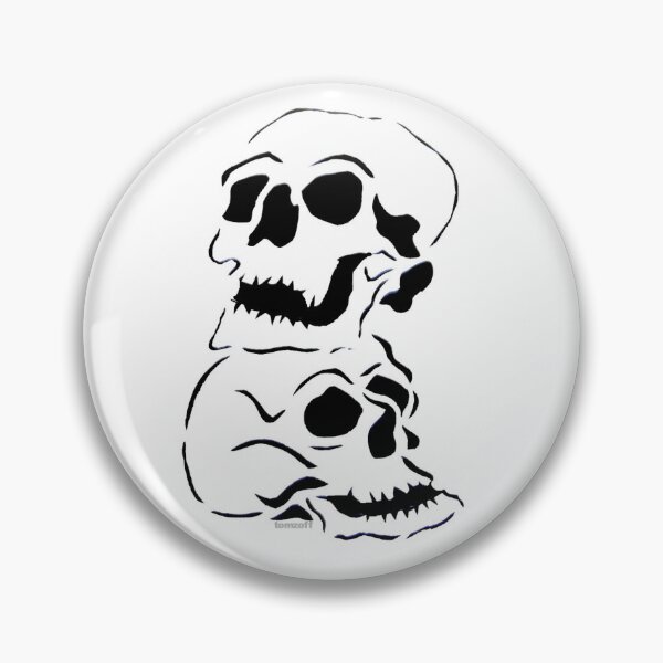 Item preview, Two skulls decoratively stacked designed and sold by ZoffArt-Shop.