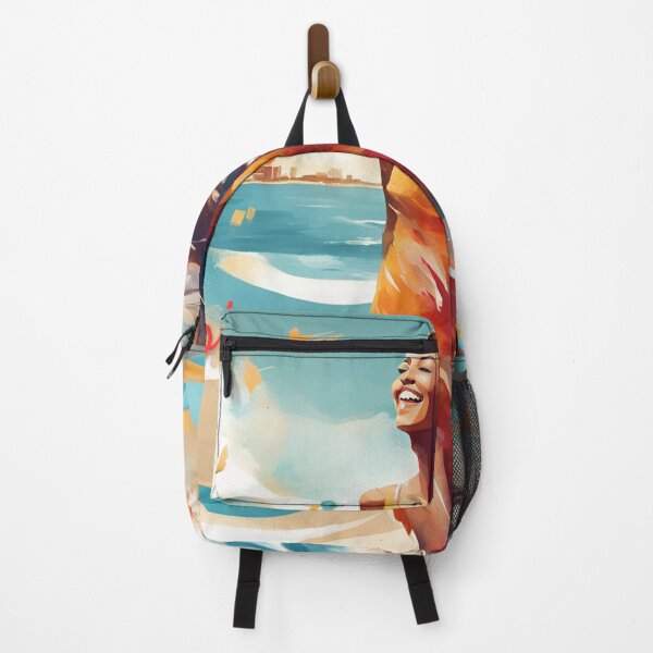 Item preview, Beautiful woman enjoying the summer sun. designed and sold by ZENTIO.