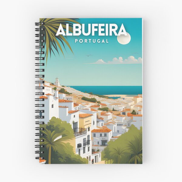 Item preview, Albufeira Portugal Retro Travel designed and sold by ZionPosteria.