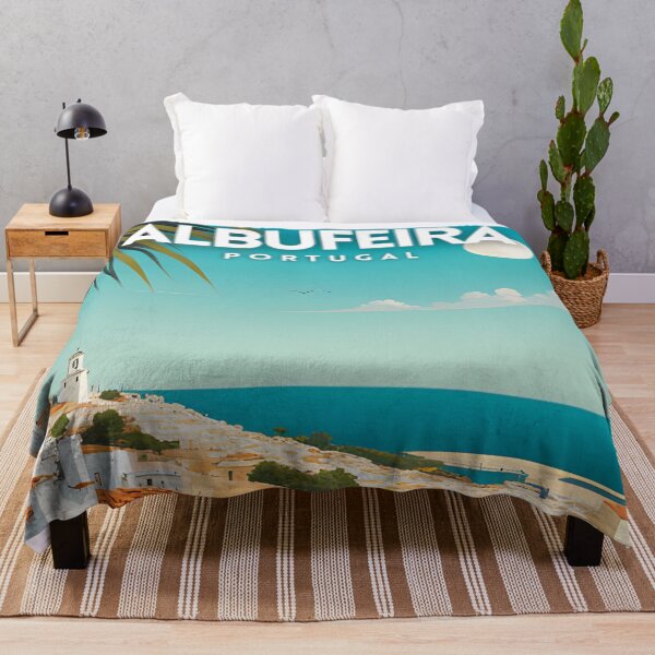 Item preview, Albufeira Portugal Retro Travel designed and sold by ZionPosteria.