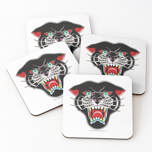 Item preview, Old school panther  designed and sold by SteveTattoo.