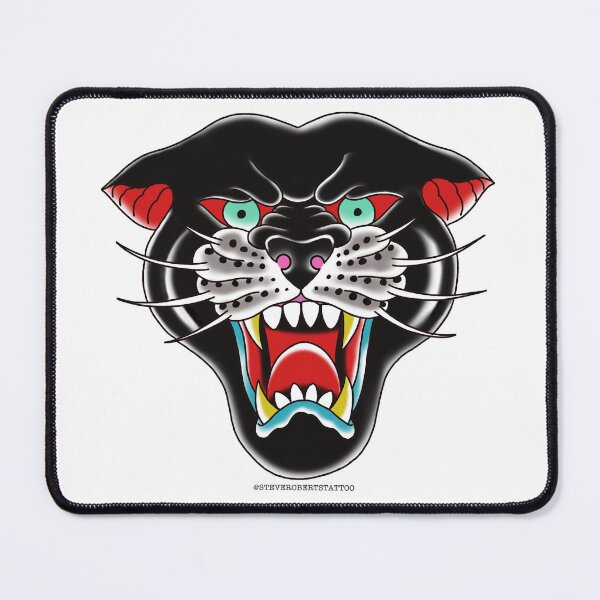 Item preview, Old school panther  designed and sold by SteveTattoo.