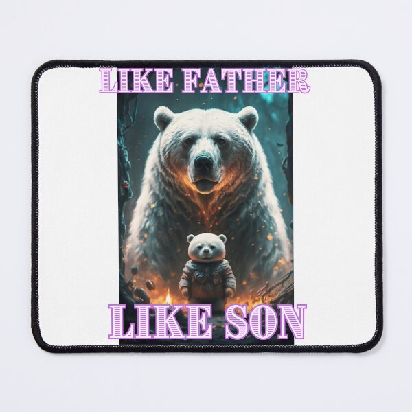 Item preview, Like father like son with bears happy cute romantic gifts for boys designed and sold by thankful-loco.