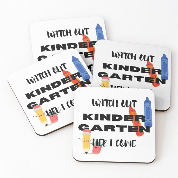 Item preview, Watch Out Kindergarten Here I Come Kinder Back To School designed and sold by sumajouda.