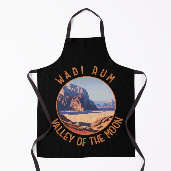 Item preview, Wadi Rum Jordan Retro Distressed Circle designed and sold by KrisSidDesigns.