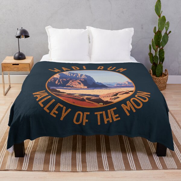 Item preview, Wadi Rum Jordan Retro Distressed Circle designed and sold by KrisSidDesigns.