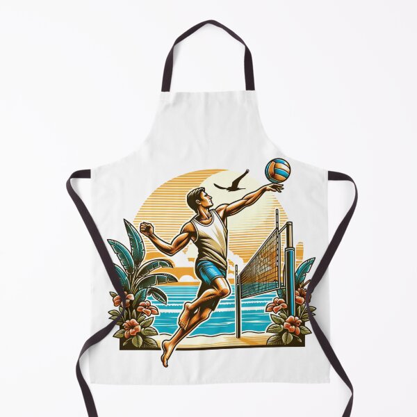 Item preview, Beach Volleyball: A Man Enjoys the Joy of Sport designed and sold by 0penvimark.