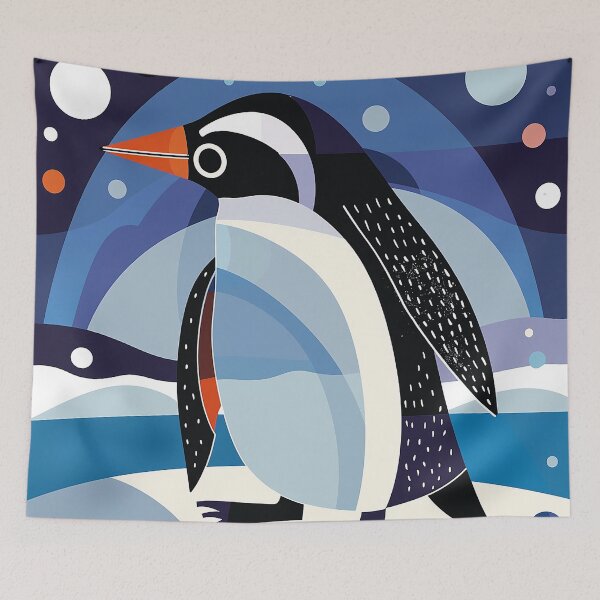 Item preview, Penguin Illustration Art designed and sold by nomiraclehere.