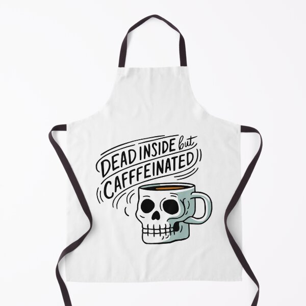 Item preview, Dead Inside But Caffeinated! Funny Coffee Skull Mug designed and sold by PMCreative.